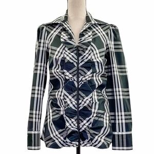 DSTUDIO Black & White Plaid Button Down Shirt